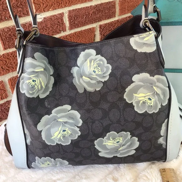 Coach Edie Rose floral shoulder bag - Picture 6 of 16